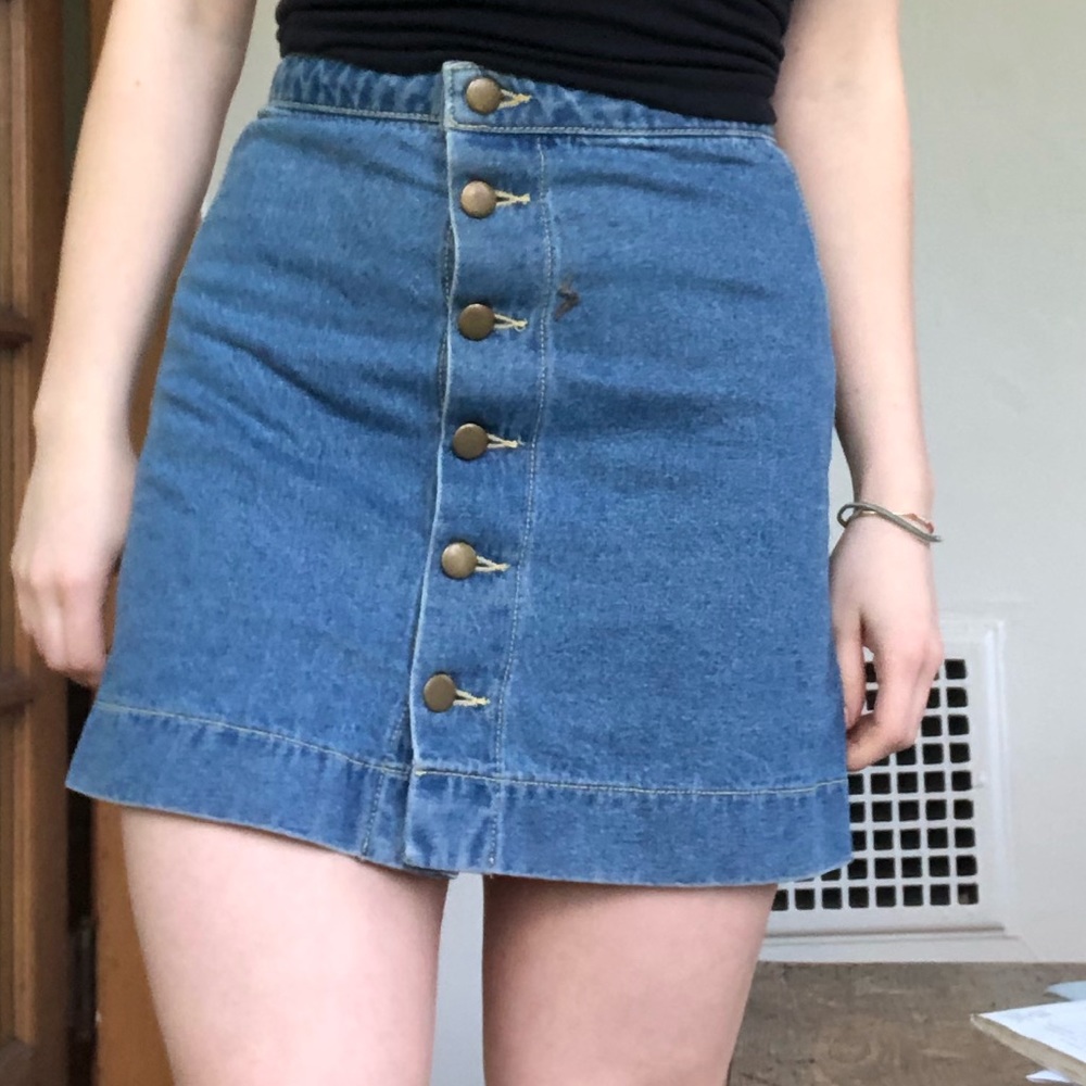 American apparel mini skirt!